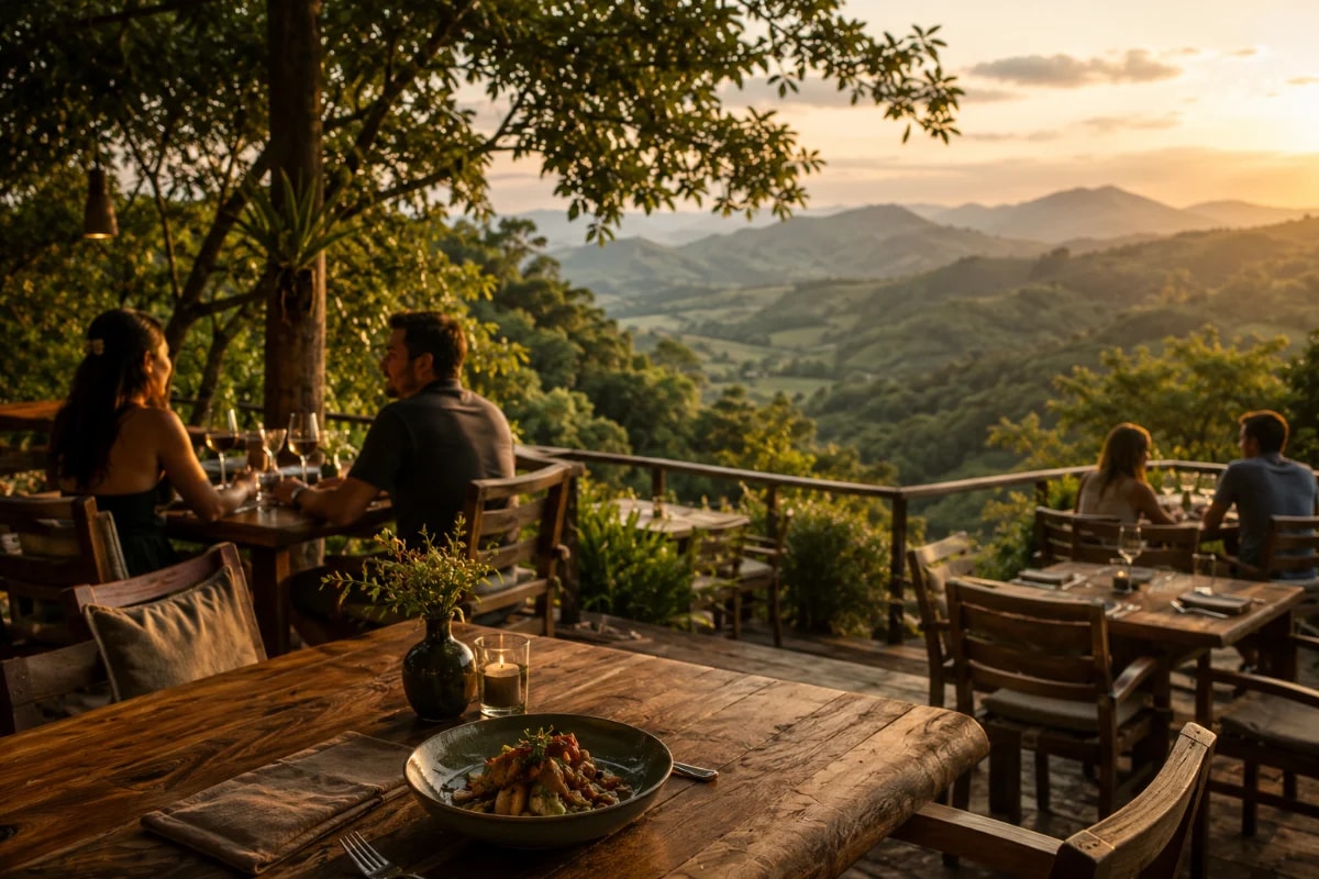 Como escolher um restaurante para relaxar sem precisar viajar muito